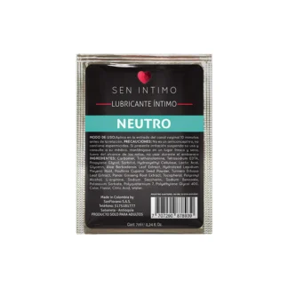 Lubricante intimo neutro x 7 ml sachet – Sen intimo