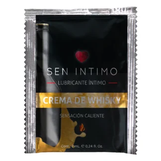 Lubricante caliente crema de whiskey x 7 ml sachet – Sen intimo