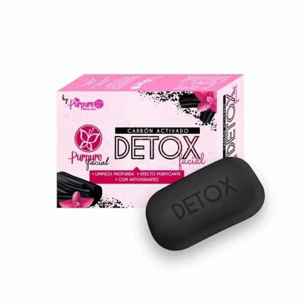 Jabón detox carbón Activado 100g - Purpure