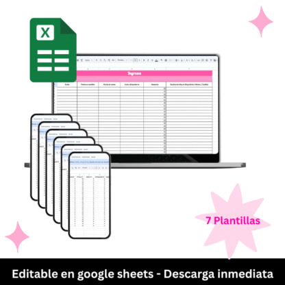 7 Plantilla Editable + Instrucciones