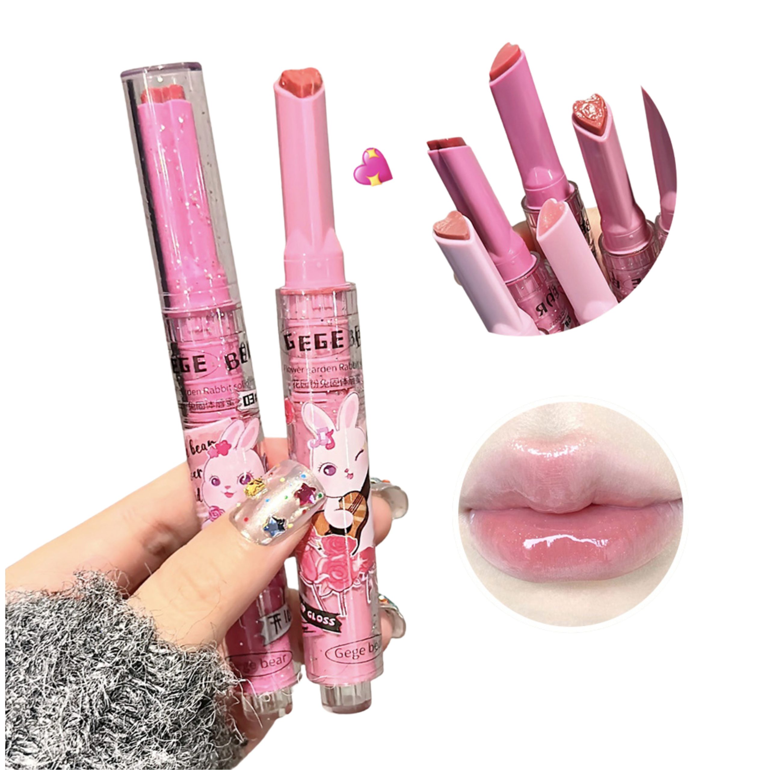 Lip gloss click corazon - Gege